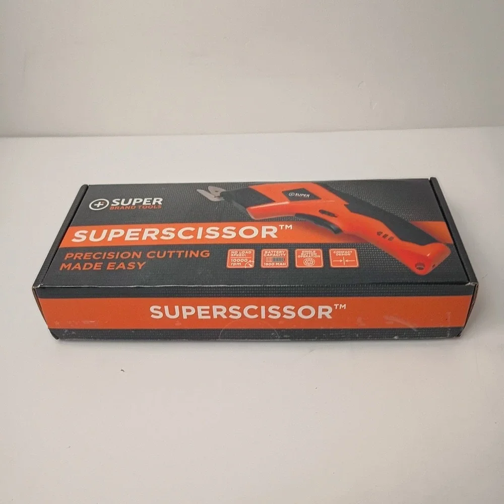 SUPER BRAND TOOLS  SuperScissor-Electric Cordless Scissors Used - Tested, Works